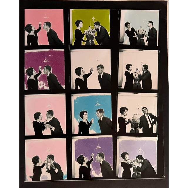 Paper 1960s Mid-Century Modern Contact Sheet Style Collage For Sale - Image 7 of 7