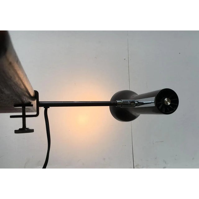 Swiss Mid-Century Space Age Table or Shelf Clamp Lamp by SLZ Team for Swisslamps International For Sale - Image 11 of 18