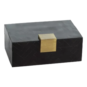 Sotavento Resin Chevron Inlaid Decorative Box