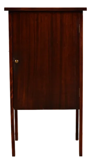 Antique Mission Arts & Crafts Mahogany Music Cabinet, Circa 1900