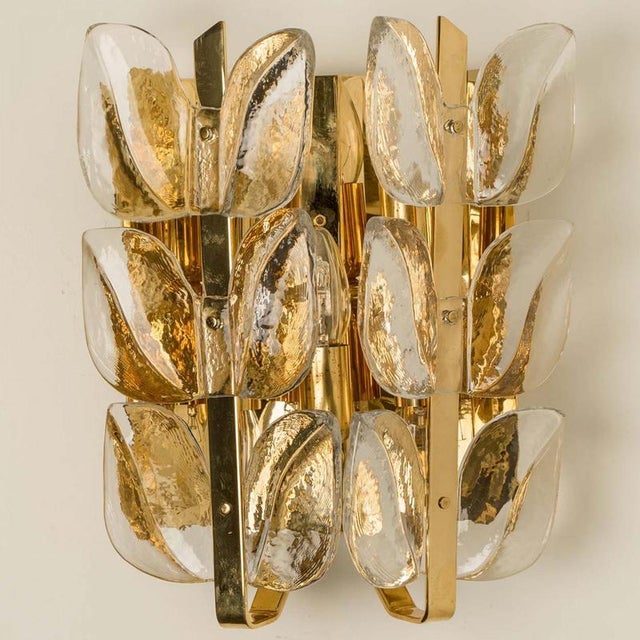 Kalmar Model Florida Wall Lights by J.T. Kalmar, 1969, Set of 3 For Sale - Image 4 of 14