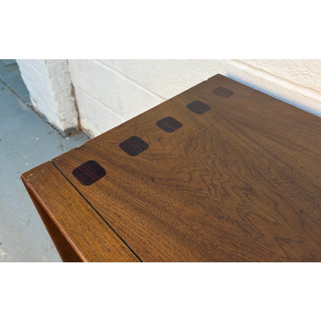 Mid 20th Century Lane "Tower Suite" Mid-Century Walnut and Rosewood Sideboard For Sale - Image 5 of 16