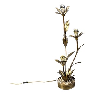 Lotus Floor Lamp by Maison Jansen, 1970s For Sale