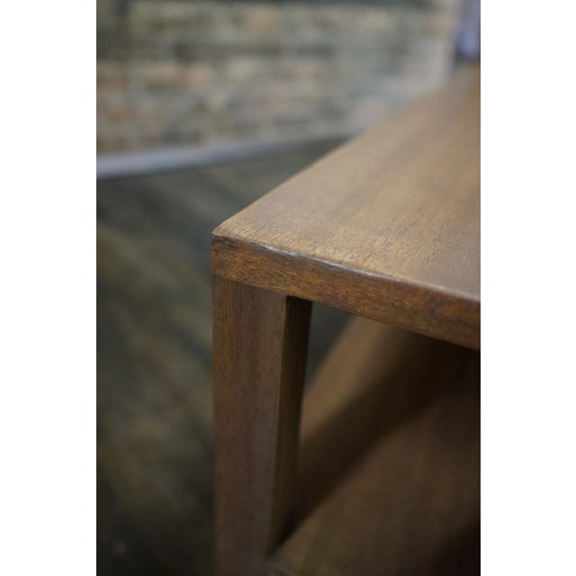 Wood Wood Bench With Loose Cushion Attributed to Harvey Probber For Sale - Image 7 of 16