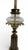 1960s MCM Neoclassical Column, Torchiere Stiffel Table Lamp, French Empire Style, Brass Finish & Glass 3-Way Elc. For Sale - Image 6 of 12
