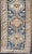 Tribal Antique Blue Tribal Karajeh Runner With Navy Blue, Brown and Earth Tones For Sale - Image 3 of 13