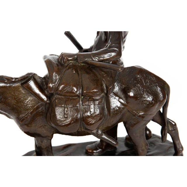 Rare American Western Sculpture “Desert Rat” (1928) by J. Clinton Shepherd For Sale - Image 10 of 12