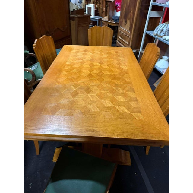 Vintage Dining Room Set, 1950s, Set of 7 For Sale - Image 4 of 7