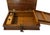 Antique Victorian English Tiger Oak Book Form Lap Desk/Stationery Box W/Inkwell For Sale - Image 4 of 12