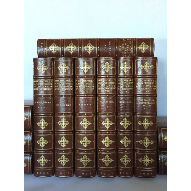 Early 20th Century Antique Volume Set, Novels and Stories of Ivan