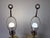 Cream 1980s Vintage Asian Style Cream Beige Crackle Glazed Ceramic & Brass Table Lamps – A Pair For Sale - Image 8 of 12