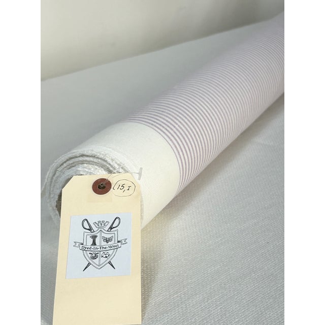 China Seas China Seas "Lila Stripe” Fabric– 9.75 Yards For Sale - Image 4 of 4