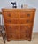Vintage English Bow Front Chest of Drawers in Walnut, 1960s For Sale - Image 17 of 17