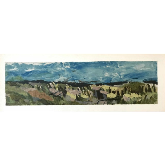Braque Lithograph Paysage 1959 Varengeville For Sale