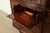 Wood Baker Furniture Georgian Flame Mahogany Bubble Glass Breakfront Bookcase Cabinet With Drop Front Secretary Desk, Circa 1940s For Sale - Image 7 of 14