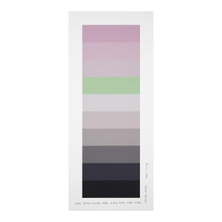 Contemporary Abstract Pencil and Acrylic on Fabriano-Pittura Paper "Emotional Color Chart 261" by Kyong Lee For Sale