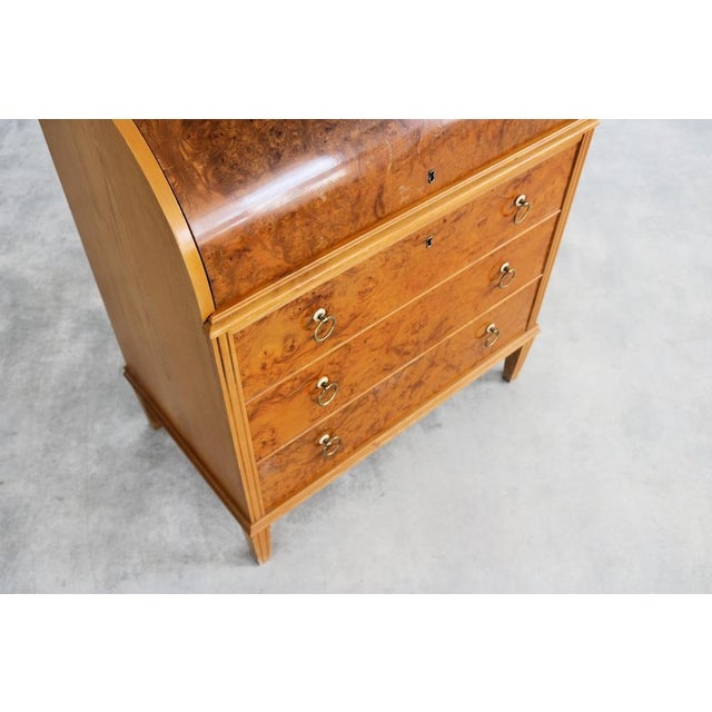 Vintage Swedish Secretary Cabinet, 1960s For Sale - Image 4 of 7