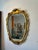 Vintage Gilt and Silvered Wood Wall Mirror For Sale - Image 4 of 10