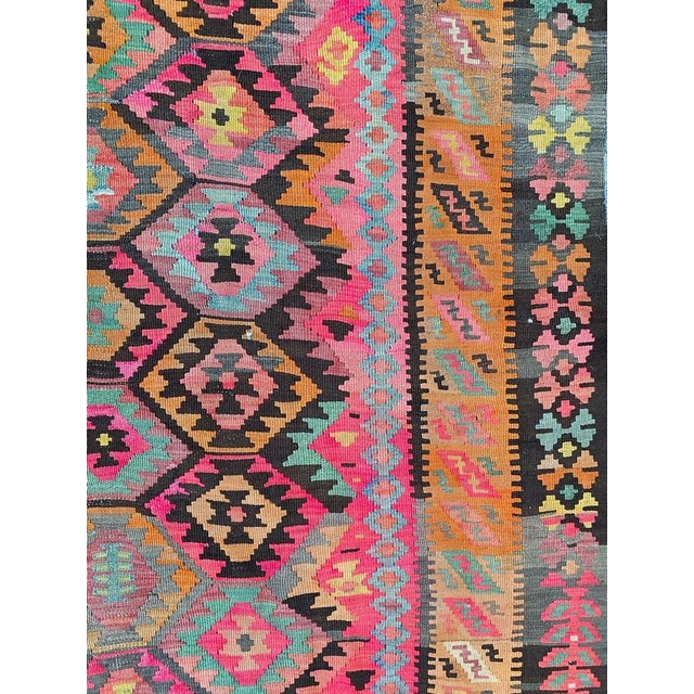 Large Vintage Turkish Kilim Rug, 1980s For Sale - Image 12 of 18