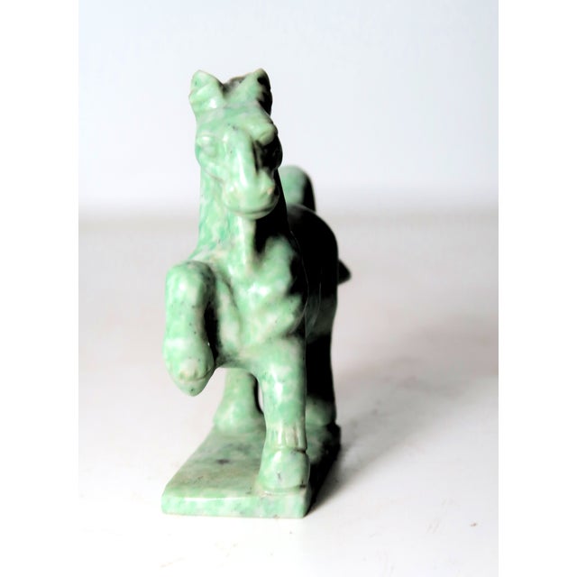 Stone Miniature Well-Carved Horse of Tree Agate, an Uncommon Stone For Sale - Image 7 of 9