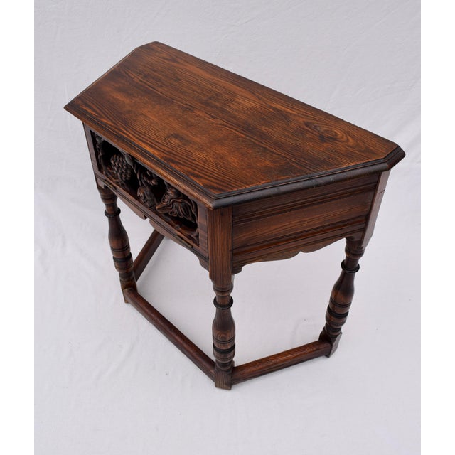 Early 20th Century Feudal Oak Jamestown Lounge Co. Console Table Chairish