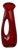 Red Murano Glass Vase, Italy, 1960s For Sale