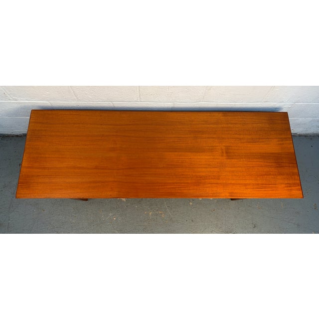 Mid 20th Century Mid 20th Century Mid-Century Danish Teak Extending Coffee Table For Sale - Image 5 of 12