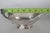 Mid 20th Century Metal Gravy Boat Silver Plated Sauce Serving Dish With Scrollwork Handle For Sale - Image 13 of 15