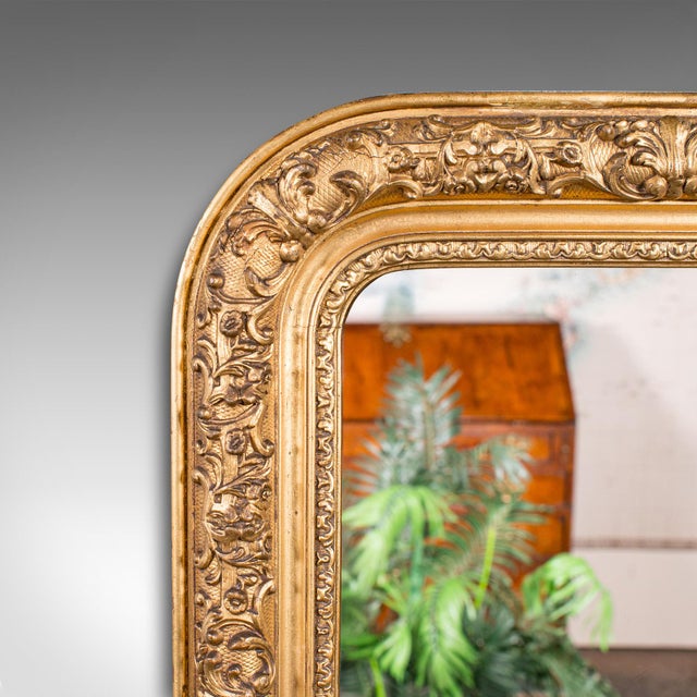 Traditional Small Antique Hall Mirror, English, Gilt Gesso, Vanity, Wall, Georgian, C.1800 For Sale - Image 3 of 7