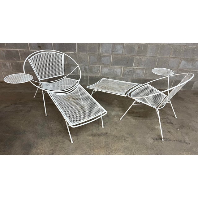 Pair Vintage Maurizio Tempestini for Saulterini “Radar” Lounge Chair With Drink Table., Attributed For Sale - Image 11 of 12
