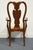 Universal Furniture Cherry Traditional Queen Anne Style Dining Arm Chair For Sale In Kansas City - Image 6 of 9