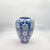 Handmade Ceramic Shah Vase (30cm) Royal Cobalt Blue Background Floral Temple Jar For Sale - Image 6 of 7