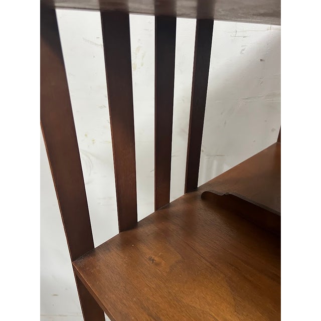 Walnut Rotating Bookcase, 20th Century For Sale - Image 11 of 15