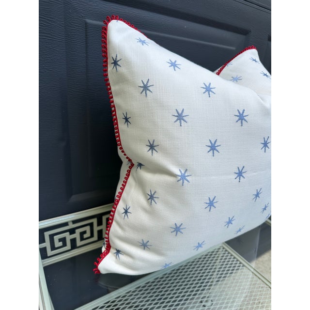 Traditional Americana Star Throw Pillow For Sale - Image 4 of 6