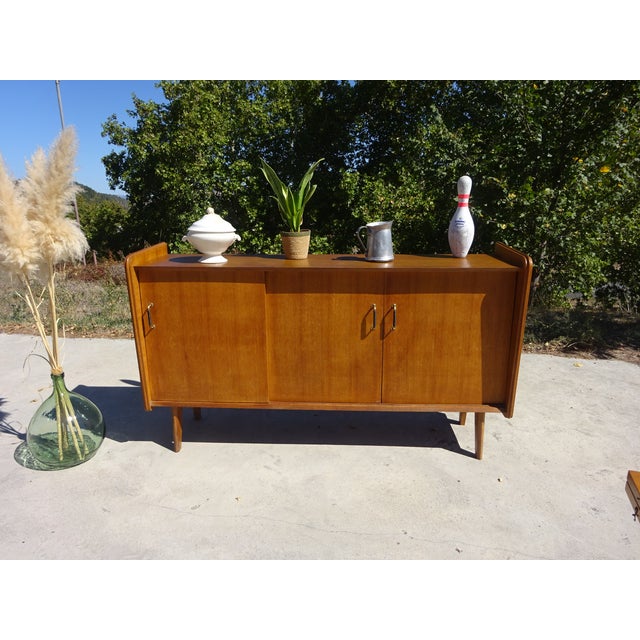Three-Door Sliding Sideboard by Sam, 1950 For Sale - Image 4 of 18