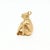 Vintage English 9ct. Gold Figural Monkey or Chimpanzee Charm for a Bracelet For Sale In Philadelphia - Image 6 of 14