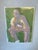 Contemporary Figurative Watercolor Painting, Signed "H", Model Identified as Peter, 2016. For Sale - Image 4 of 6