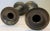 Metal Pair of Tall Pewter Candlesticks in the Colonial Style For Sale - Image 7 of 9