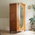 Art Nouveau Wardrobe in Oak with Oval Mirror For Sale - Image 12 of 17