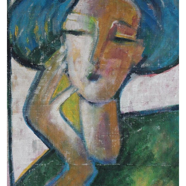 Contemporary Hidden Portraits XXXVI, 1990s, Acrylic Painting on Cnavas, Framed For Sale - Image 3 of 14