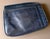 Modern Salvatore Ferragamo Navy Slim Leather Clutch For Sale - Image 3 of 6