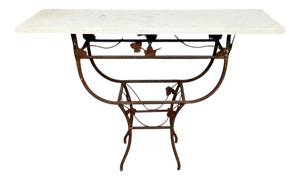 Art Deco Console in Wrought Iron, 1920s