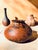 Studio Ceramic Vase by Ursula Kohne with Reduced Fire-Marked Surface, Worpswede, Germany, 1970s For Sale - Image 9 of 11