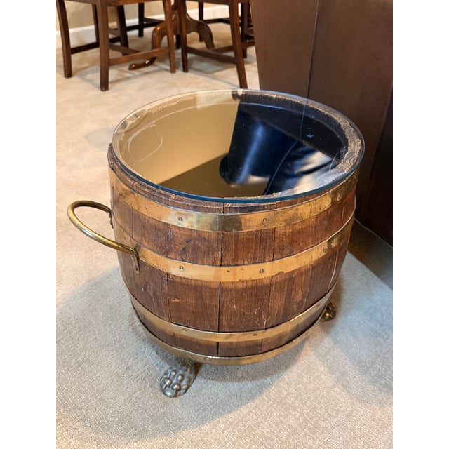 Brown Late 18th Century English Barrel Table For Sale - Image 8 of 9
