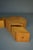 An unusual home made set of small seats. Two of the seats can be stored inside two of the parts as shown (a handle cut...
