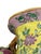 1980s Vintage United Wilson Juwc Chinoiserie Famille Jaune Porcelain Vase With Pomegranate Handles For Sale - Image 5 of 8