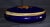 Limoges, France Limoges Oval Trinket Box France Cobalt Blue Porcelain Gold Floral 22k Vintage For Sale - Image 4 of 15