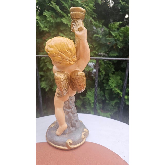 Ceramic Terracotta Candleholder in Terracotta, Norway, 1970s For Sale - Image 7 of 12