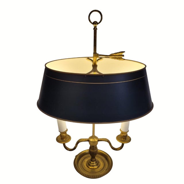 Bouillotte Table Lamp, Directoire, Gilt Bronze, 19th Century – France Style: Directoire Material: Gilt Bronze Period:...
