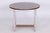 Bauhaus Small Czech Bauhaus Round Oak and Chrome-Plated Steel Side Table, 1930s For Sale - Image 3 of 10